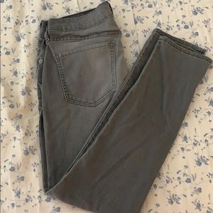 Gray skinny jeans